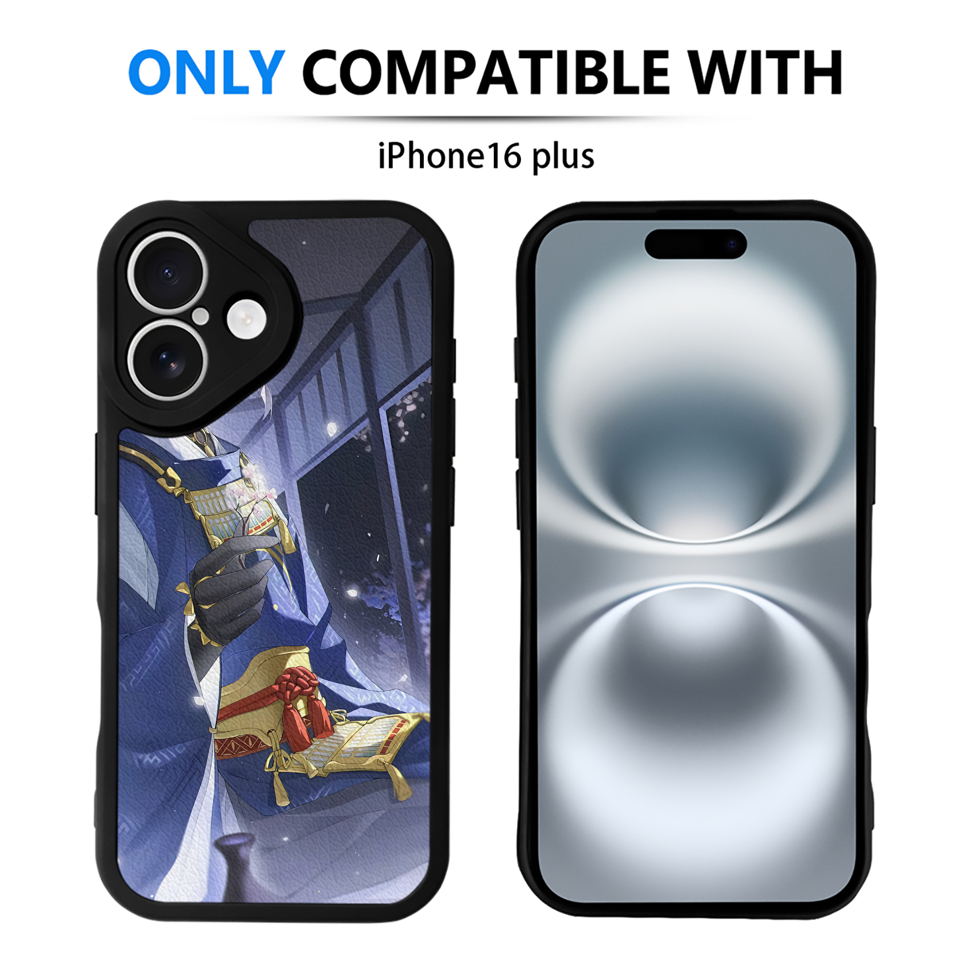 （画像用） 刀剣乱舞 Touken Ranbu 【iPhone 16シリーズ対応】シリコンスマホケース（レザー調） 材質：シリコン